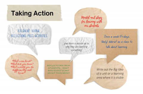 Taking Action — Setting Goals 